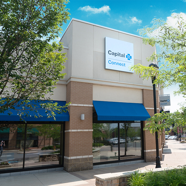 Capital Blue Cross Connect building exterior Capital Blue Cross Connect building exterior